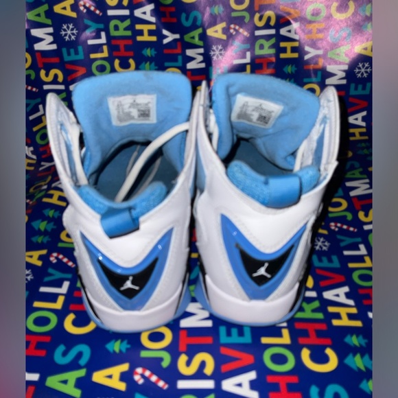 Jordan True Flight white and baby blue, size 8.5 - Picture 5 of 8